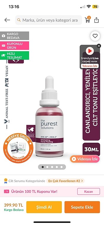 Beden Renk The purest serum