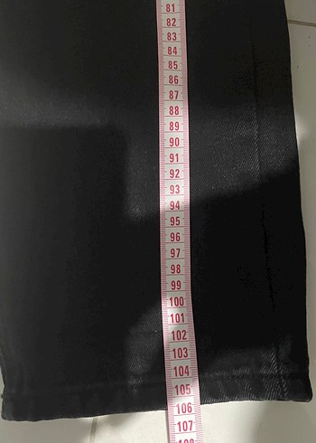 m Beden LCW Jeans Siyah geniş paçalı pantolon