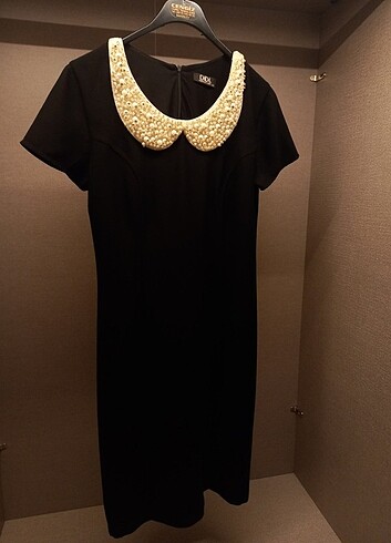 Bebe yaka detaylı elbise - Görsel 3