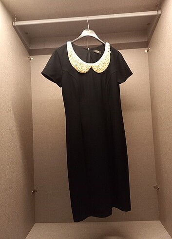 Bebe yaka detaylı elbise - Görsel 4