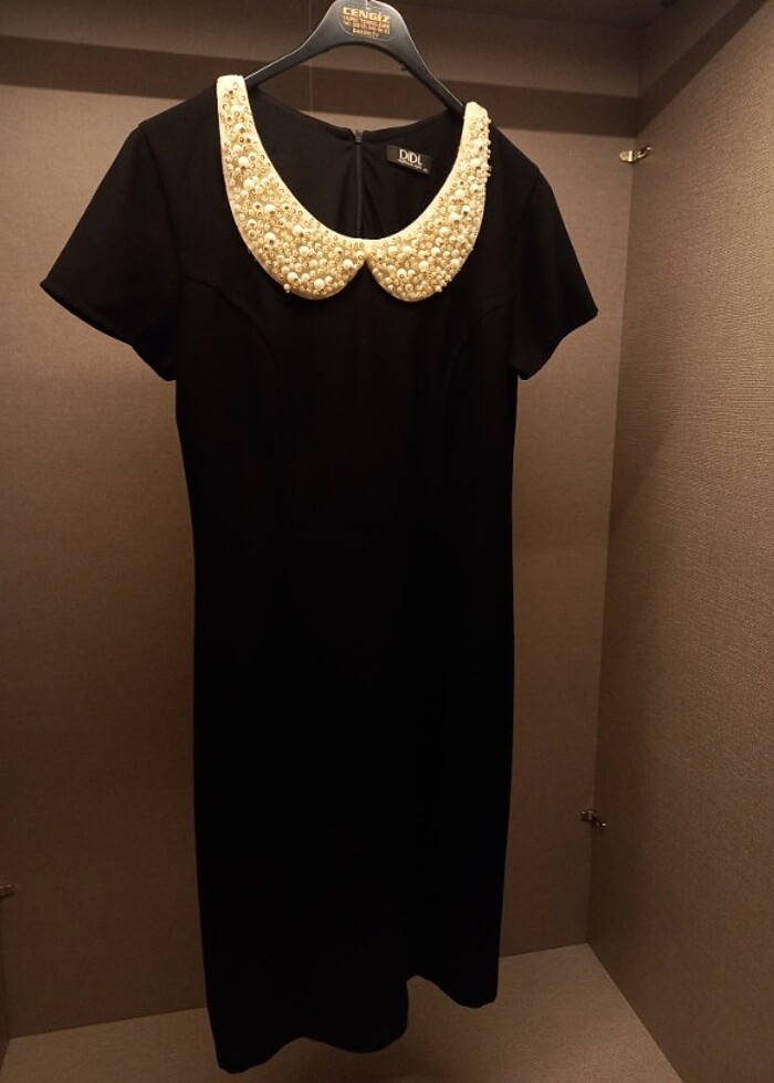 Bebe yaka detaylı elbise - Görsel 3