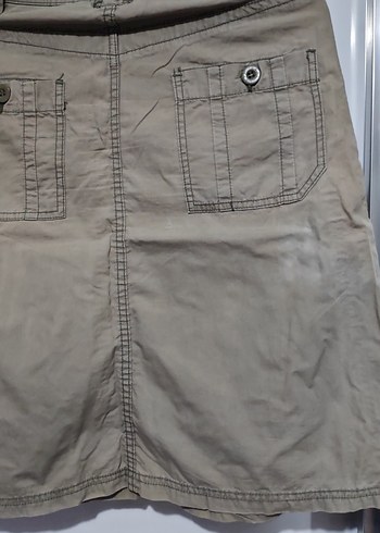 Bej Midi Etek - Görsel 4