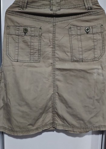 Bej Midi Etek - Görsel 3