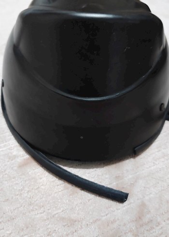 Kemerli Siyah Punk Tarzı Motosiklet Kaskı - Görsel 4