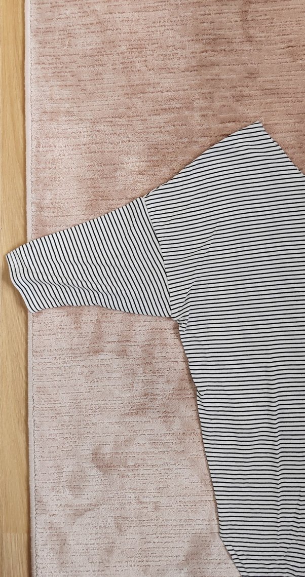 Gri Zebra Desenli Hamile Tişörtü - Görsel 2