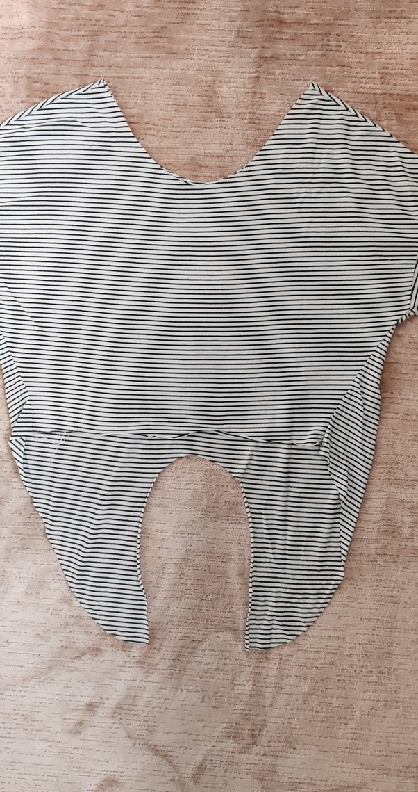 Gri Zebra Desenli Hamile Tişörtü - Görsel 3