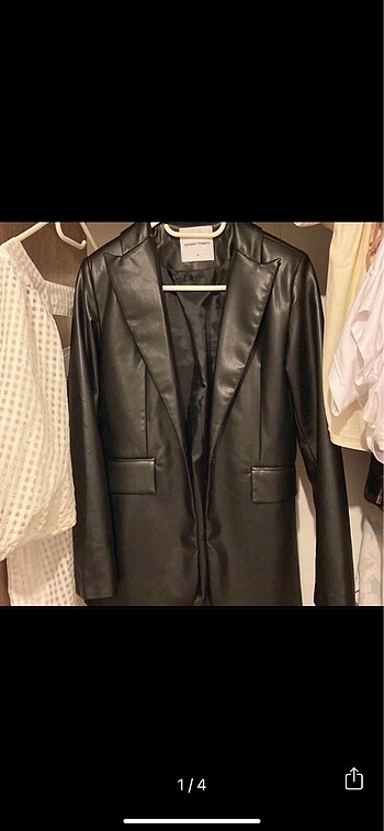 Deri blazer ceket