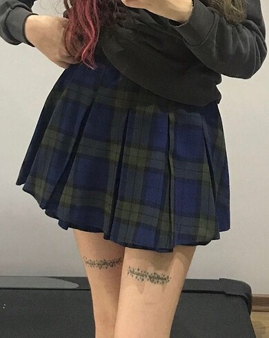 h&m pileli etek