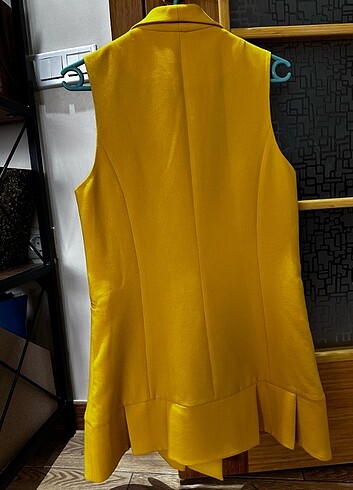 Paulmark Sarı ceket Elbise 