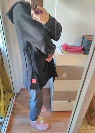 universal Beden siyah Renk Kapşionlu sweatshirt