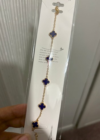 Accessorize Lacivert yonca Çelik Kadın Bileklik