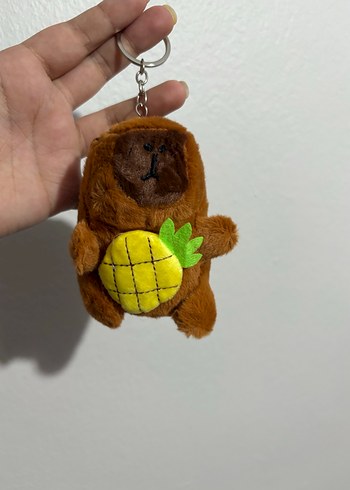 Beden Renk Kapibara Peluş Anahtarlık Oyuncak