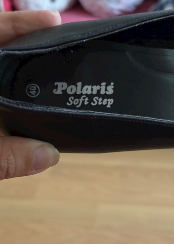 39 Beden siyah Renk Siyah Deri Görünümlü Stiletto Topuklu Ayakkabı polaris