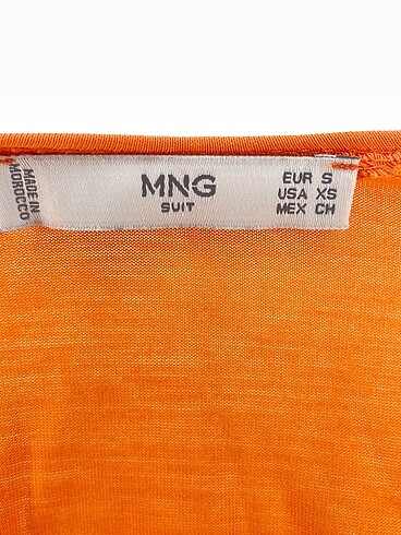 s Beden turuncu Renk Mango Bluz %70 İndirimli.