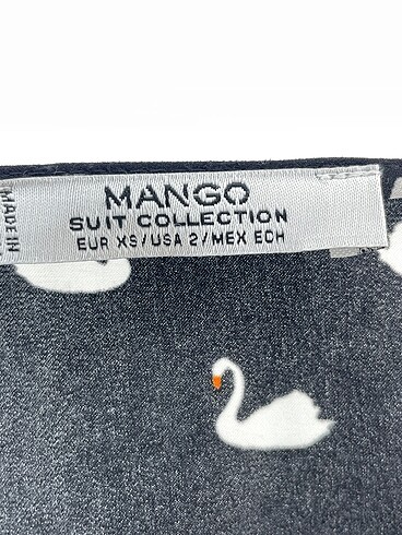 xs Beden siyah Renk Mango Bluz %70 İndirimli.