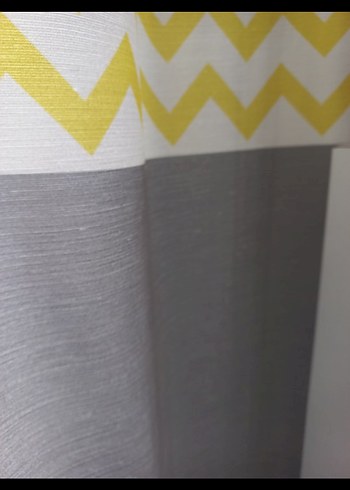 Gri Yıldız Desenli Çocuk Perdesi - Görsel 2