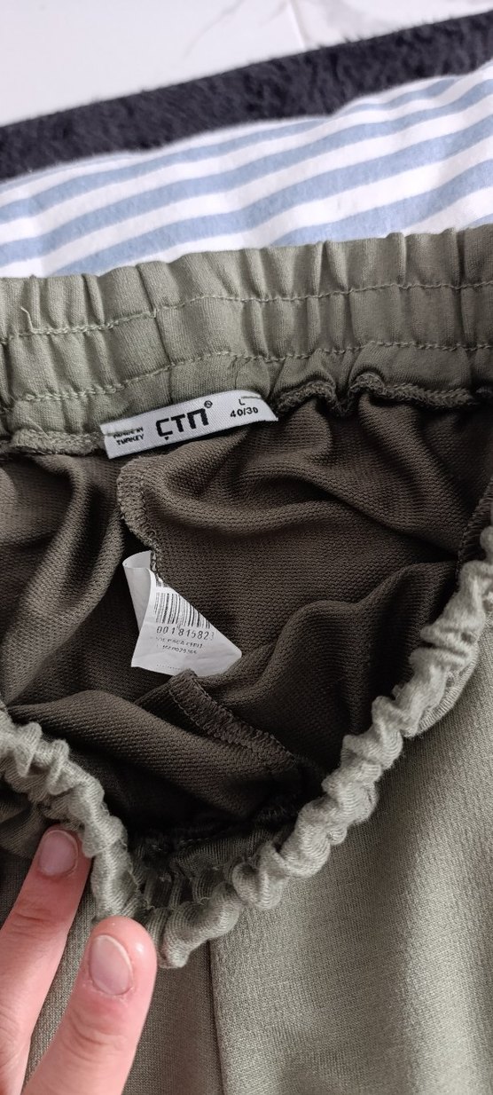 Düz Desensiz Haki Eşofman alti - Görsel 3