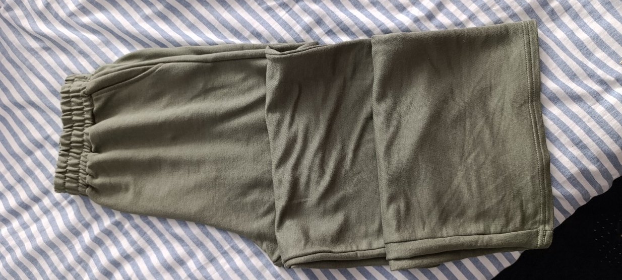 Düz Desensiz Haki Eşofman alti - Görsel 2