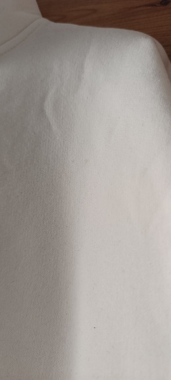 Kadın Beyaz Rahat Kesim Sweatshirt - Görsel 4