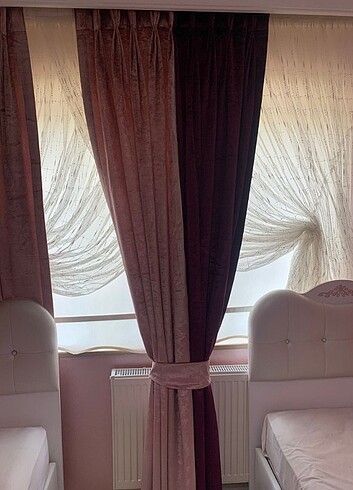 Fonlarıyla beraber çocuk odası perdesi 