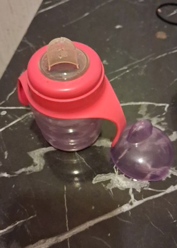 Renkli Pembe Bebek Biberonu - Görsel 2