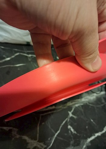 Kırmızı Bölmeli Çocuk Tabak - Görsel 4