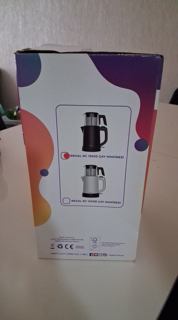 Regal Gri Çay Makinesi - Görsel 2