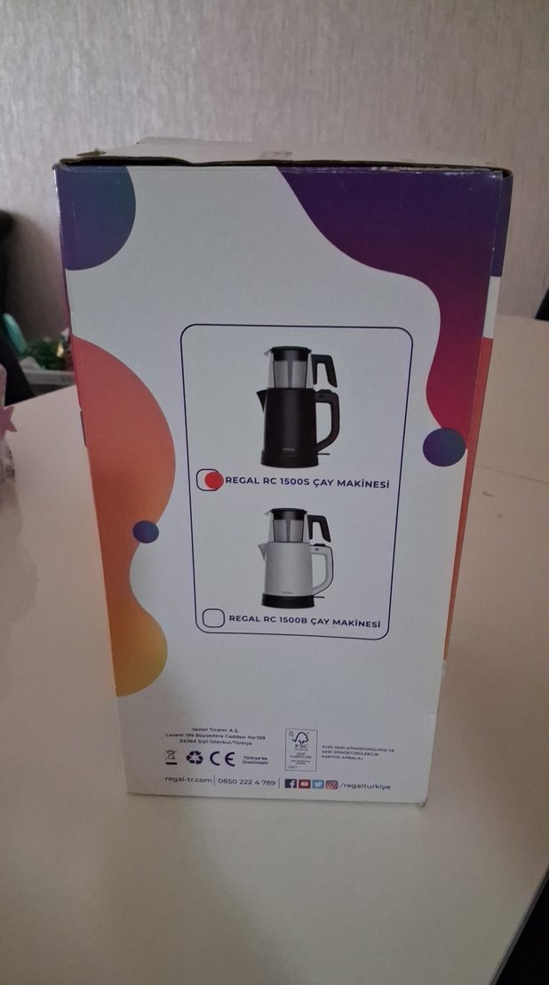 Regal Gri Çay Makinesi - Görsel 3