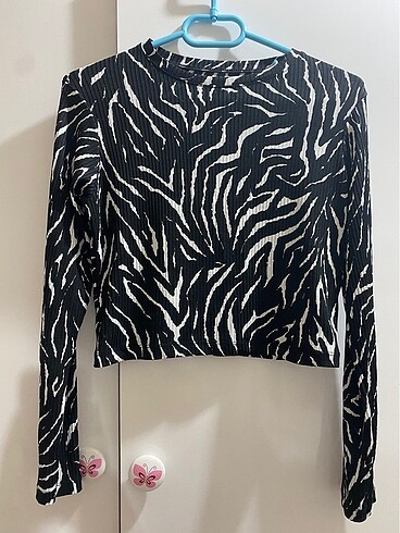 Zebra desen bluz