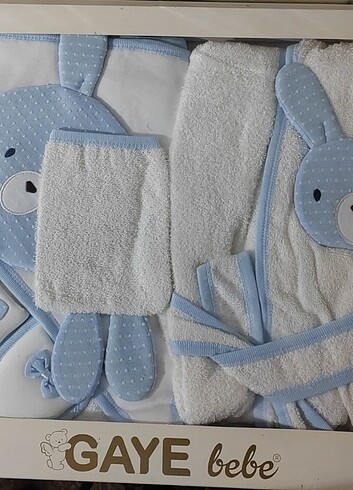Gaye bebe bornoz set