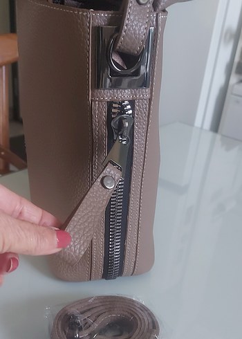 İtal Guess yeni yavrulu çift çanta - Görsel 8