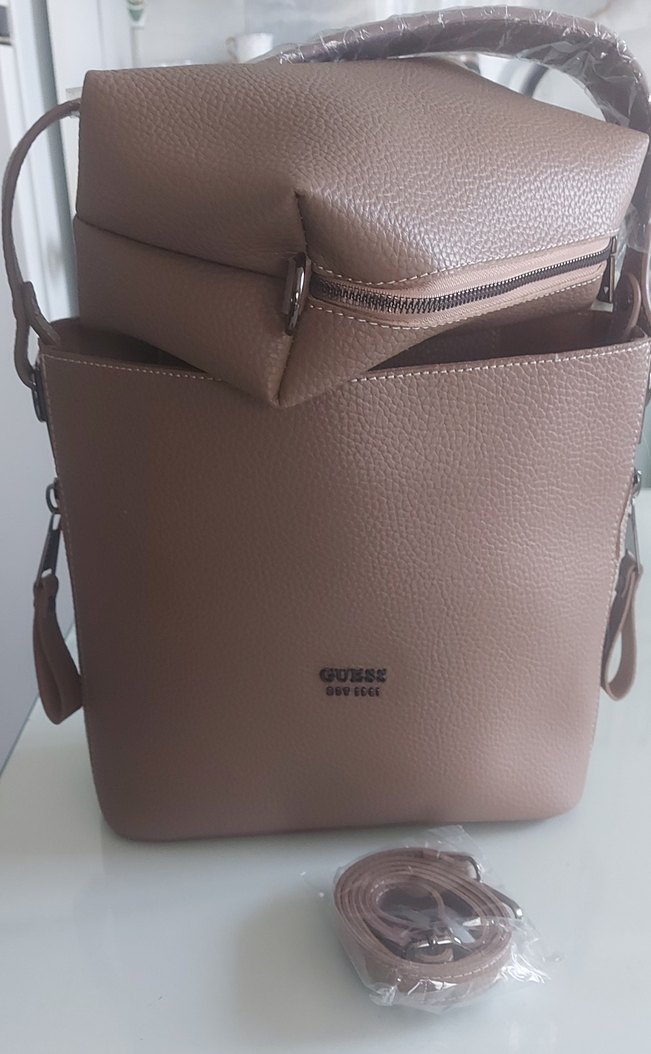 İtal Guess yeni yavrulu çift çanta - Görsel 2