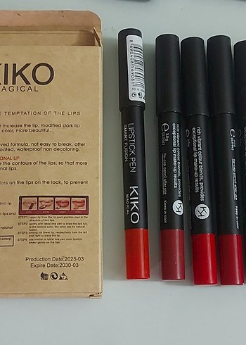 KIKO Magical Kırmızı Dudak Kalemi Seti 6'lı - Görsel 2
