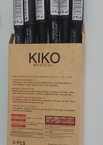KIKO Magical Kırmızı Dudak Kalemi Seti 6'lı - Görsel 3