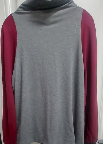 Fermuarlı Şık sweatshirt M/L - Görsel 5
