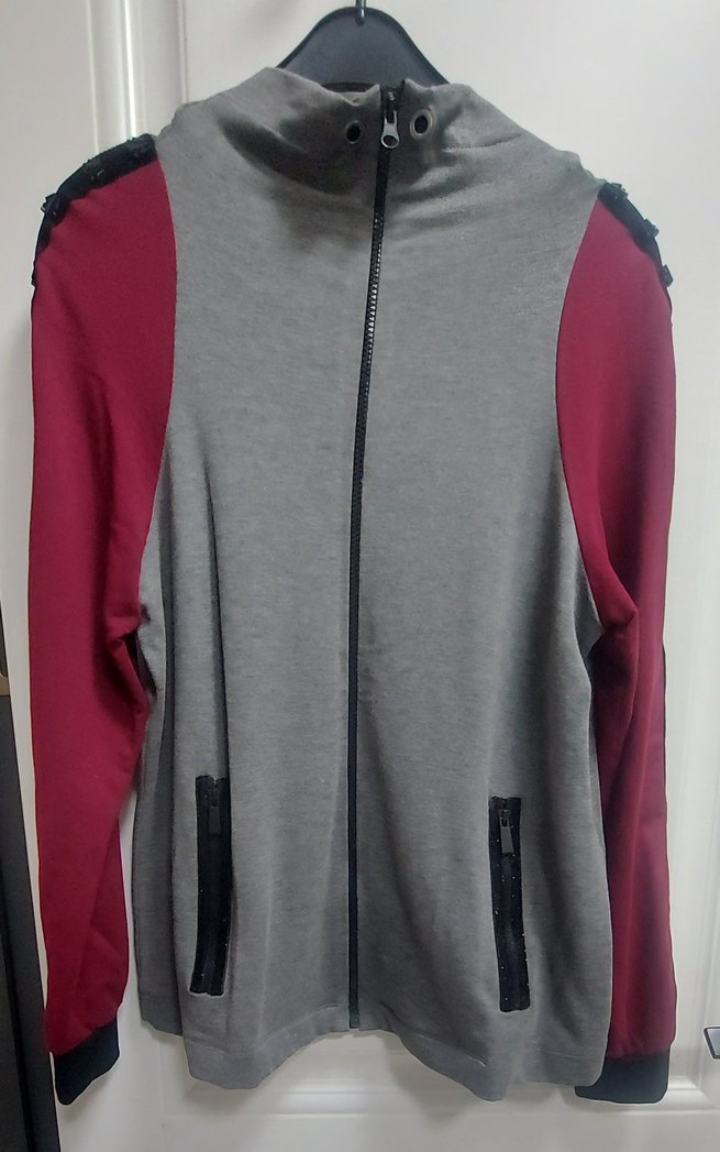 Fermuarlı Şık sweatshirt M/L - Görsel 4