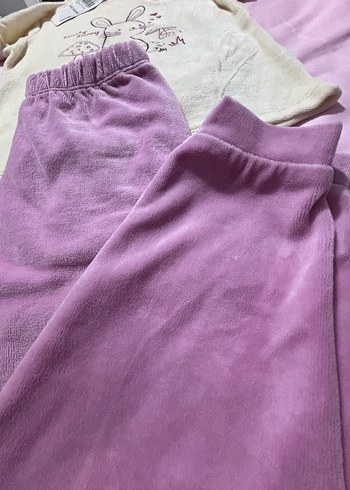 Lcw Kız çocuk kadife pijama takımı - Görsel 4