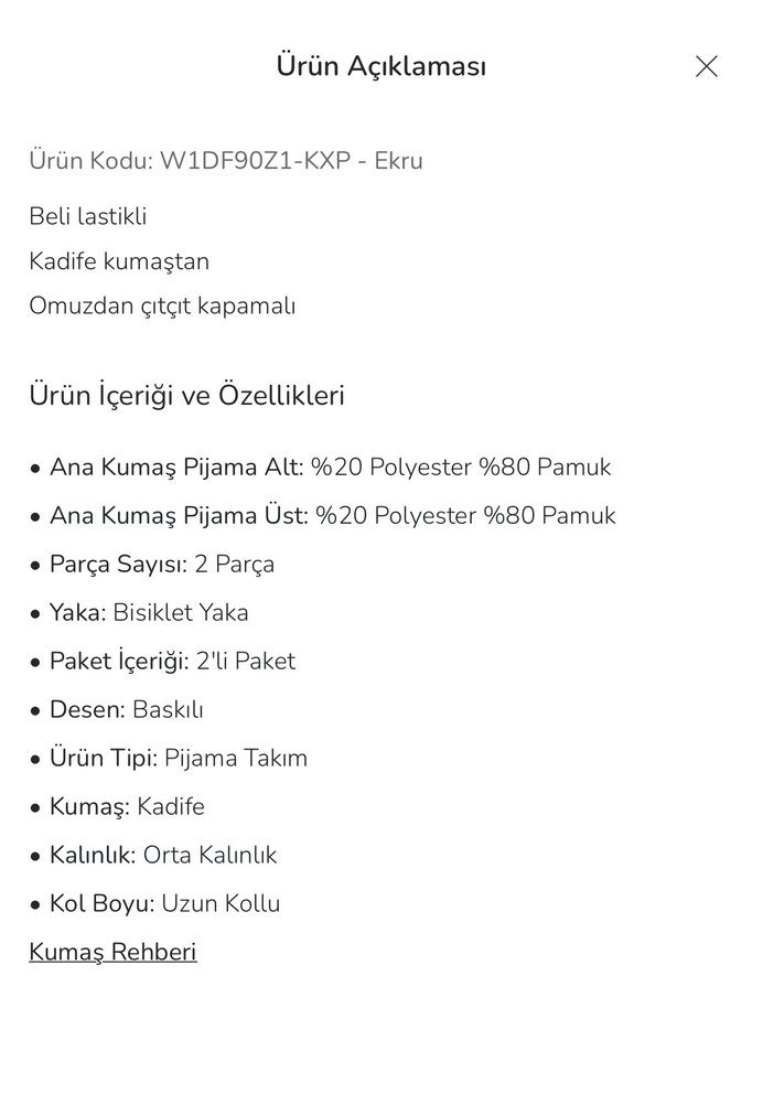 Lcw Kız çocuk kadife pijama takımı - Görsel 2