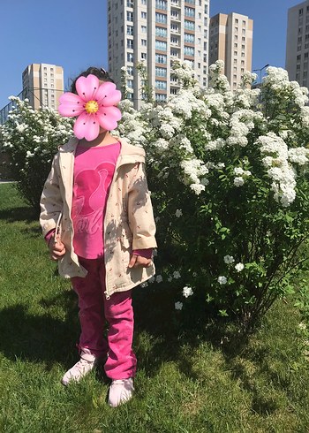 LCW baby Kapüşonlu Kız Bebek Mont - Görsel 6