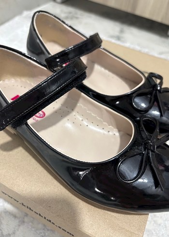 Kız Çocuk Siyah Rugan Babet - Görsel 3