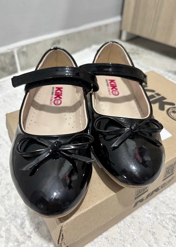 Kız Çocuk Siyah Rugan Babet - Görsel 7