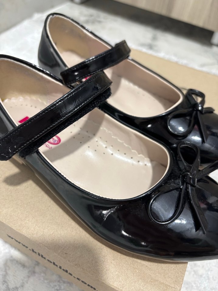 Kız Çocuk Siyah Rugan Babet - Görsel 3