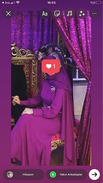 Tesettür abiye (pelerinli) - Görsel 7