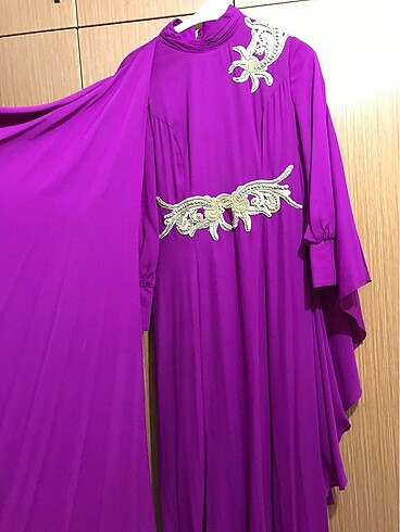 Tesettür abiye (pelerinli) - Görsel 4