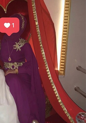 Tesettür abiye (pelerinli) - Görsel 8