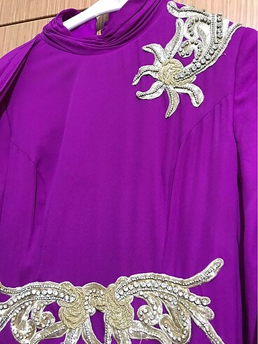 Tesettür abiye (pelerinli) - Görsel 10