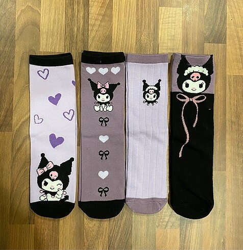 Hello Kitty Sanrio Kuromi çorap