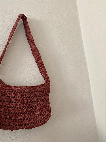 Beden bordo Renk Hasır çanta
