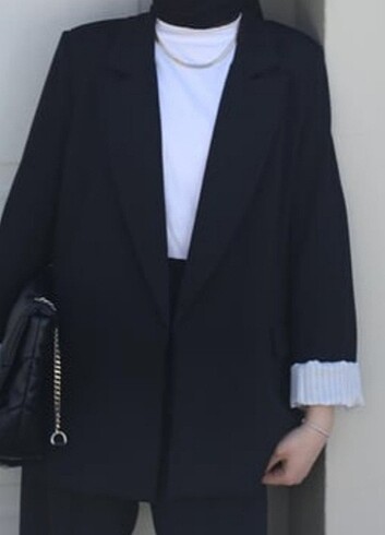 Zara Siyah blazer ceket