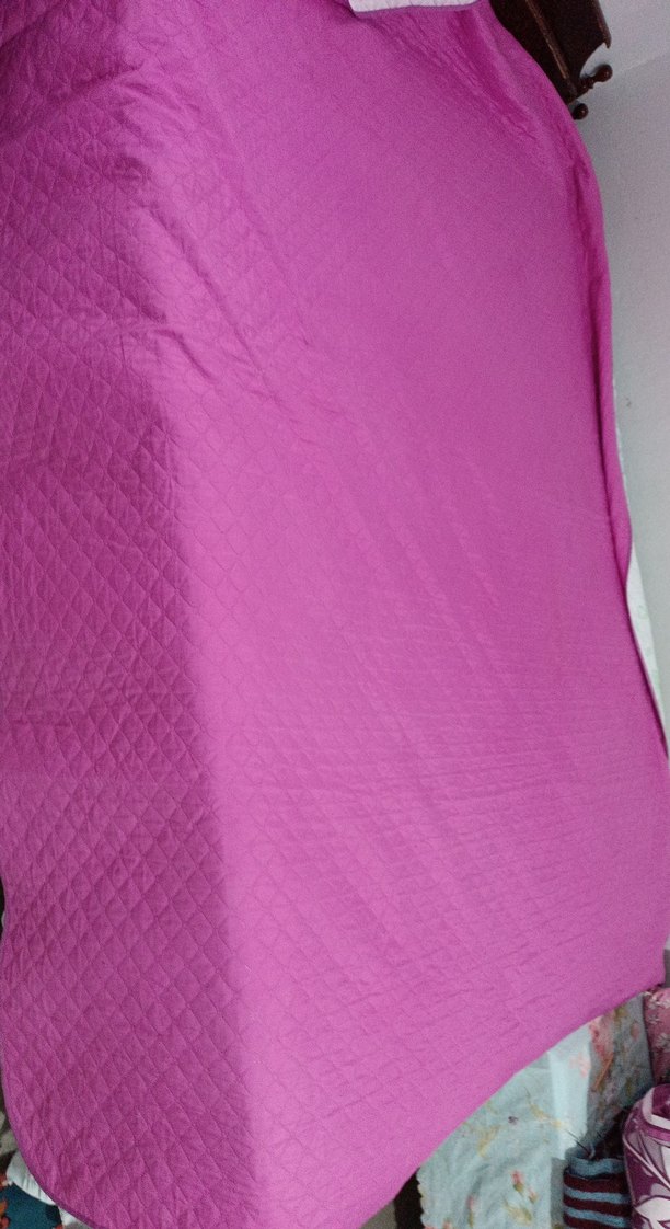 Parlak Pembe Düz Yatak Örtüsü - Görsel 2